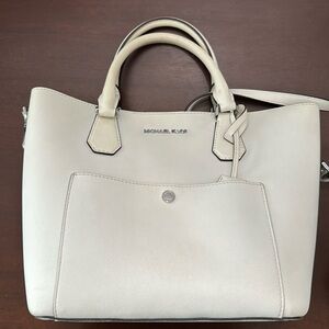 Michael Kors white bag